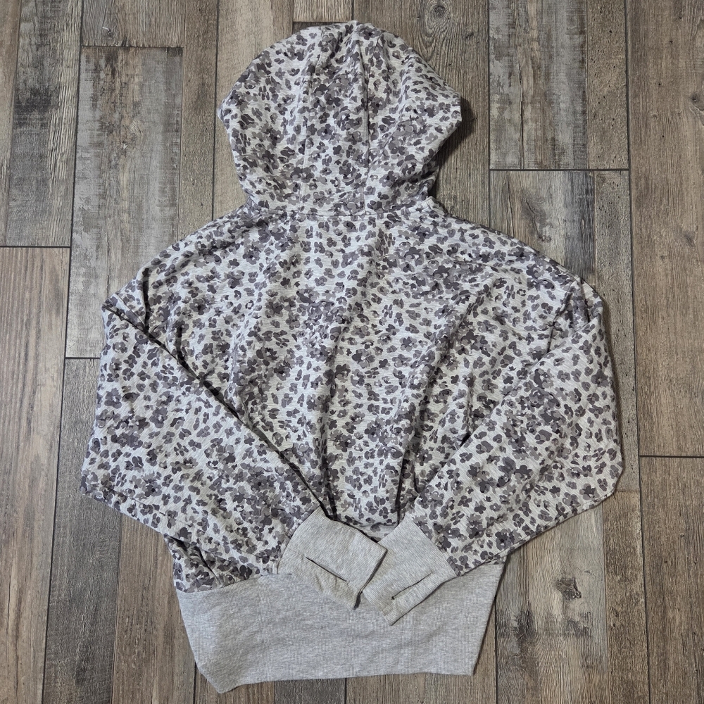Athleta Balance Zip Up Hoodie, Grey, Women's Size Small - Picture 3 of 3